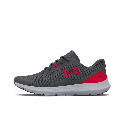 Under Armour Surge 3 Running Shoes Men Low-Top Black/Red