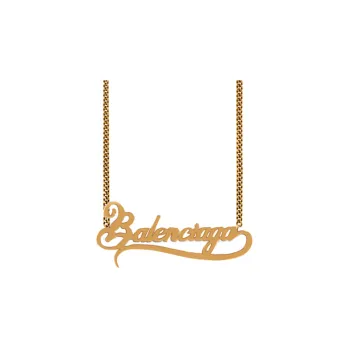 Balenciaga Typo Valentine Necklace