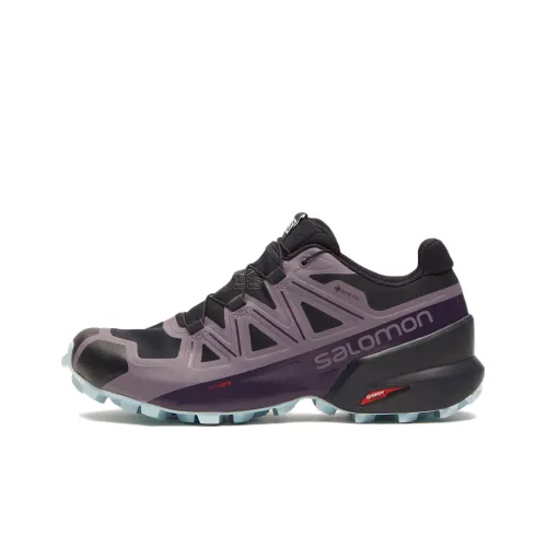 SALOMON Speedcross 5 Running Shoes Women's Low-Top Black/Purple