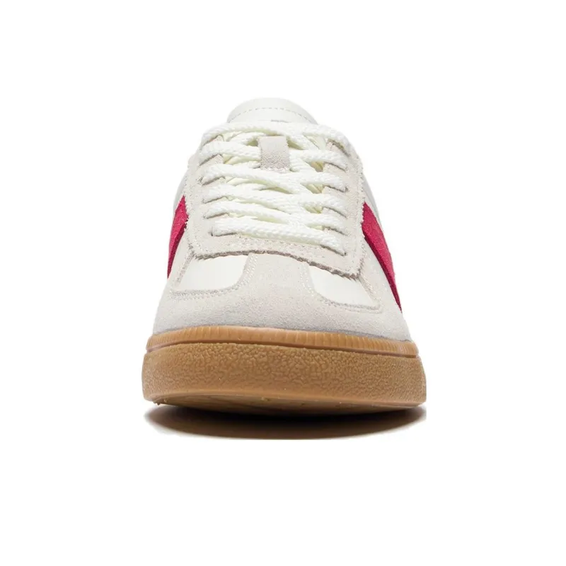 LiNing Yunchuan Low-Top Skateboard Shoes Women's White Red-4