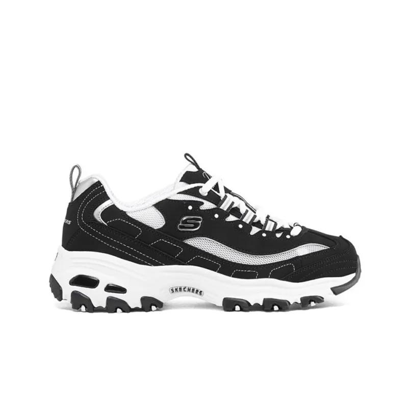 Skechers Dlites 1.0 'Black White' Women's-1