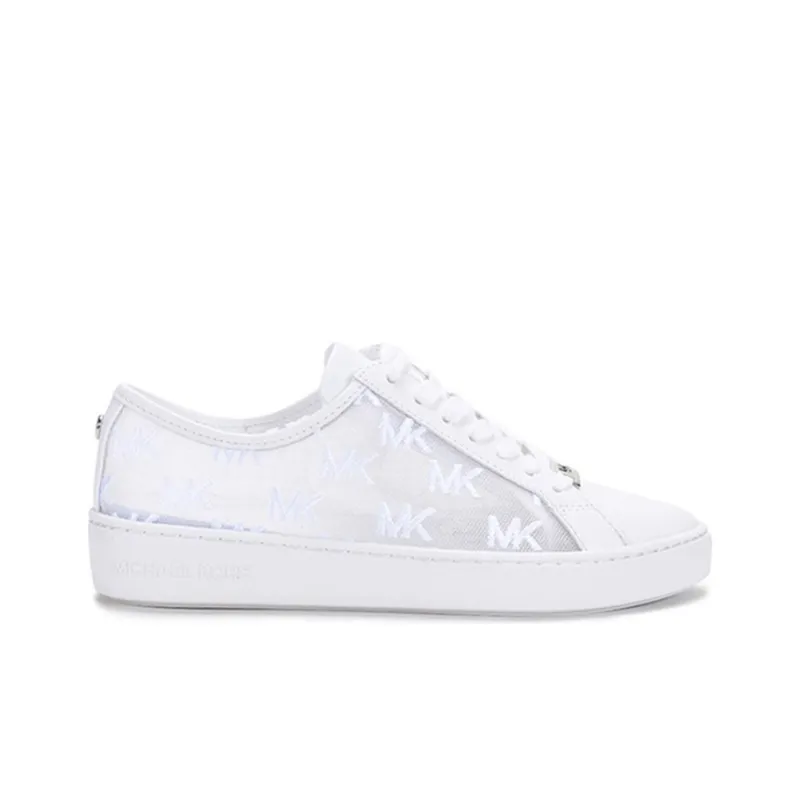 MICHAEL KORS Low Top Stylish Skateboarding Shoes Women's Optical White-1