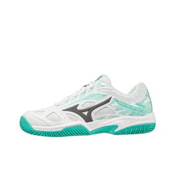 Mizuno Tennis Shoes Women's Low Top White/Mint Green/Black