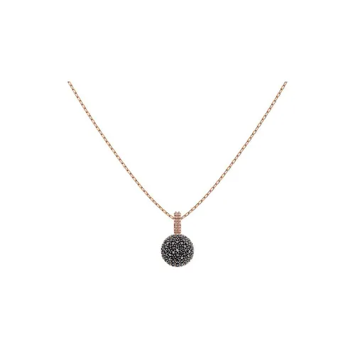 Swarovski Necklaces Women's Black Rose Gold