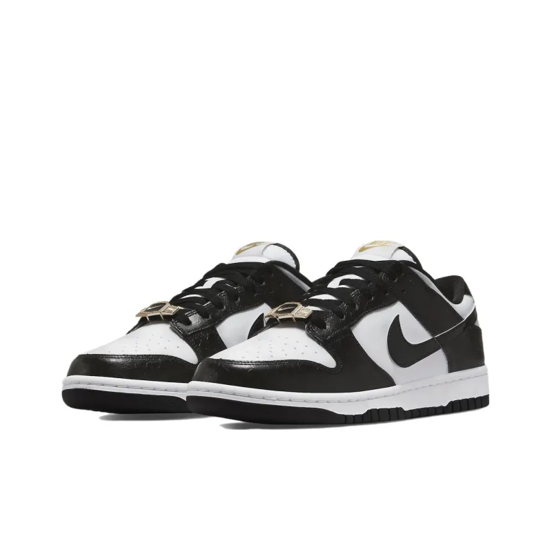 Nike Dunk Low Se World Champs Black White-2