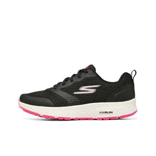 Skechers Go Run Consistent Running Shoes Women's Low-Top Black/White/Pink