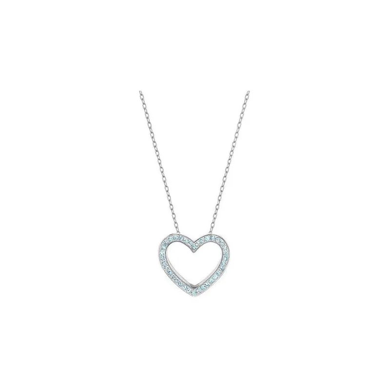 Swarovski Crystal, Rhodium Plated Metal Necklaces Women's-2