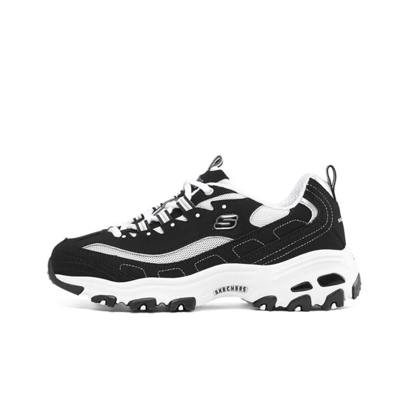 Skechers Dlites 1.0 'Black White' Women's-0