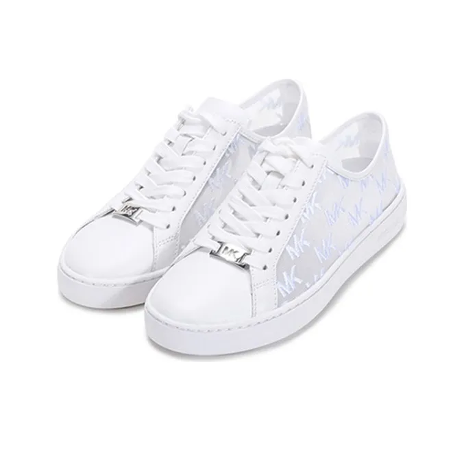 MICHAEL KORS Low Top Stylish Skateboarding Shoes Women's Optical White-2