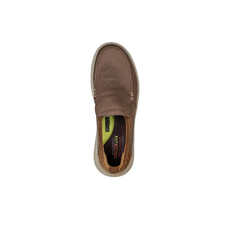 Skechers Proven Cushioned Anti-Slip And Wear-Resistant Lightweight Low-Top Casual Shoes Men's Brown-3