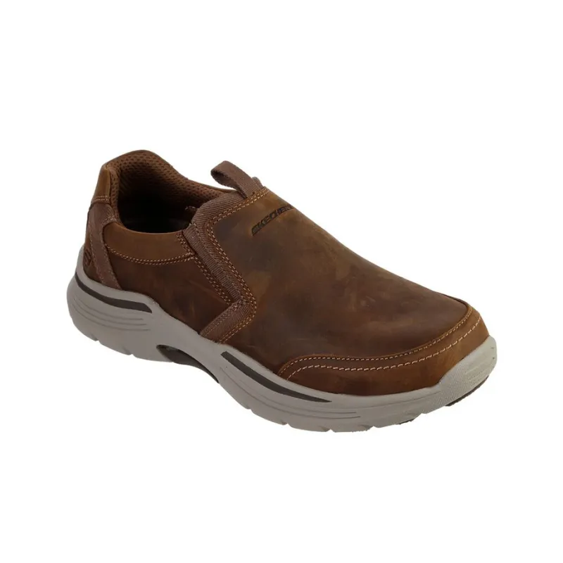 Skechers MARK NASON Expended-Morgo Cushioned Anti-Slip And Wear-Resistant Lightweight Low-Top Casual Shoes Men's Brown-2