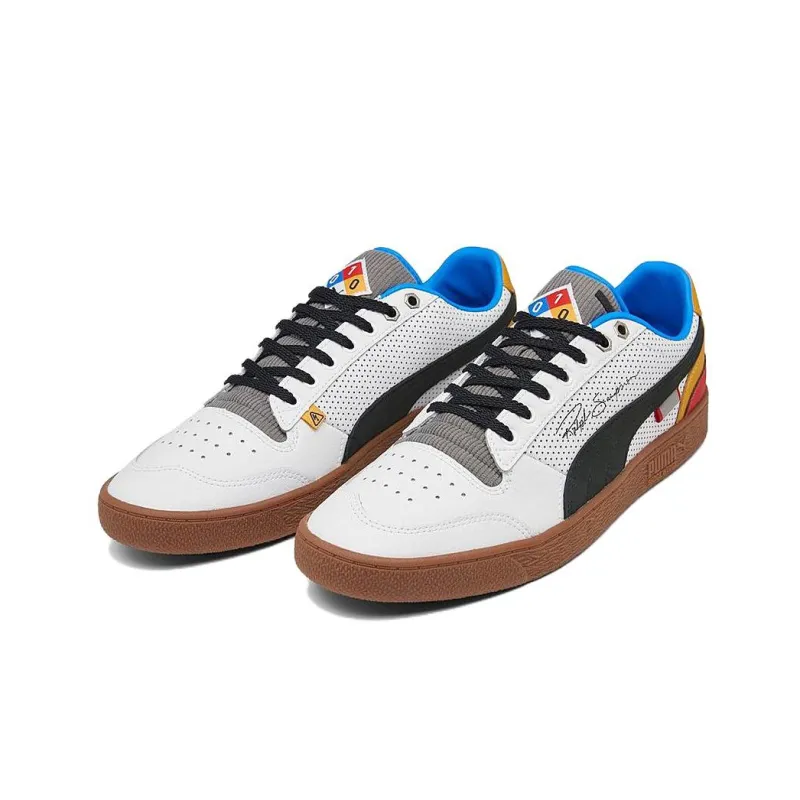 PUMA Ralph Sampson Skateboard Shoes Men Low Top White/Black/Red/Yellow/Blue/Gray-1