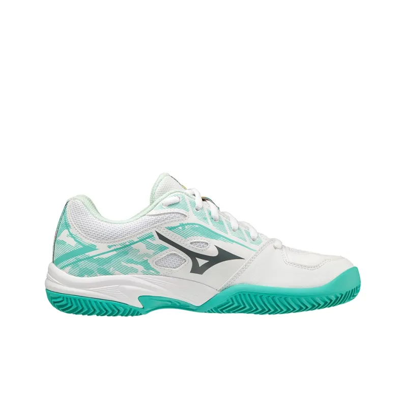 Mizuno Tennis Shoes Women's Low Top White/Mint Green/Black-1