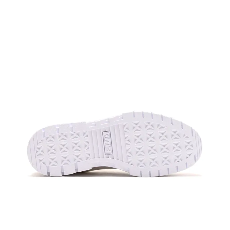 PUMA Mayze Patchwork Thick Sole Retro Casual Skateboarding Shoes White Women's-5