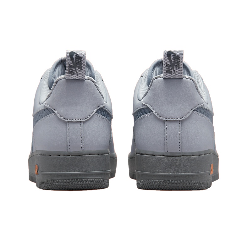 Nike Air Force 1 Low Wolf Grey Kumquat - POIZON