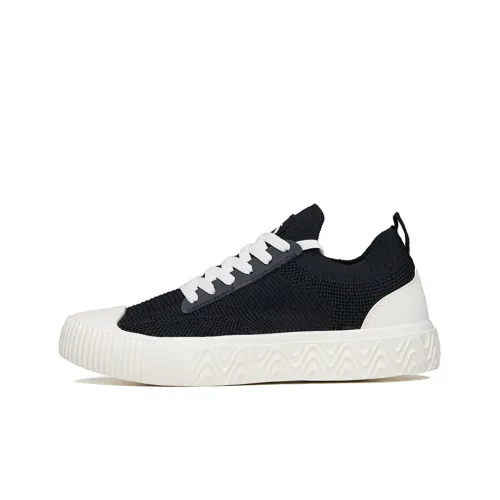 Anta Life Collection Wear resistant And Lightweight Low Top Casual Shoes Men's Black White