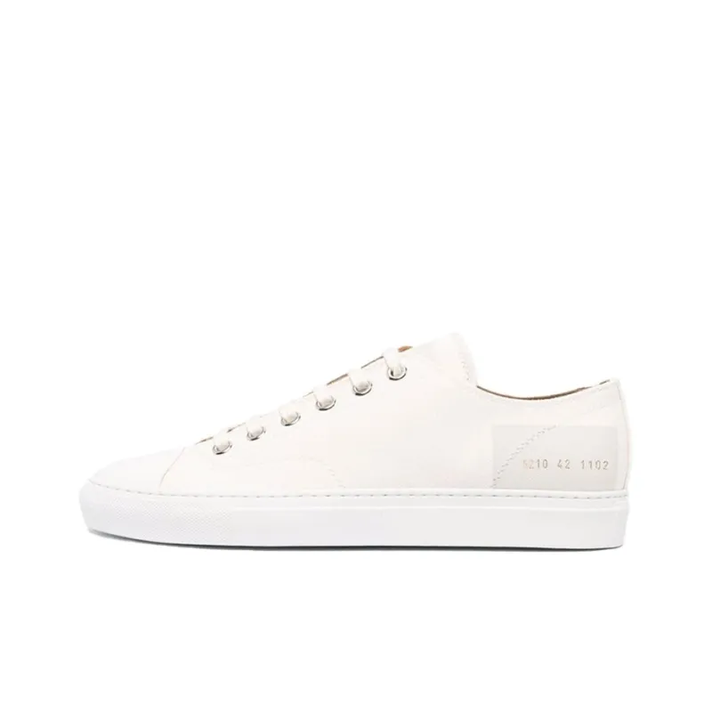 COMMON PROJECTS Tournament Low Top Stylish Skateboarding Shoes Men's White-0