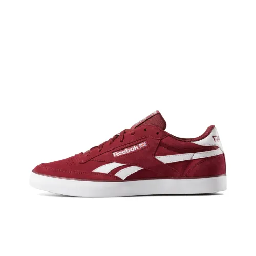 Reebok Revenge Skateboard Shoes Men Low-Top Burgundy