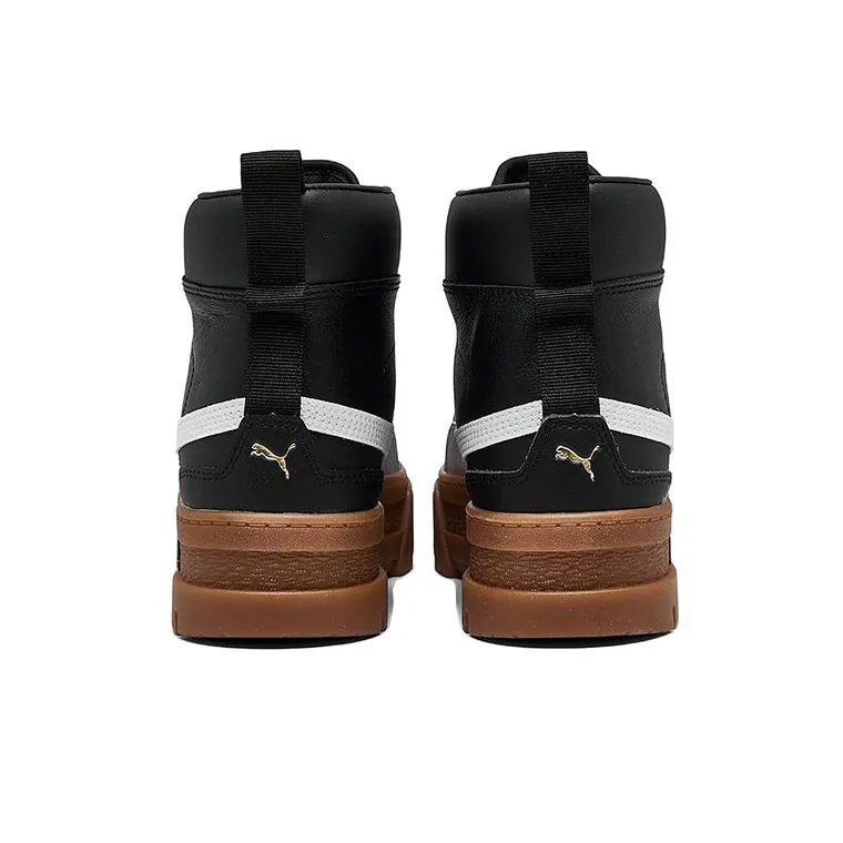 Puma Women's Mayze Mid 'Black Gum'-3