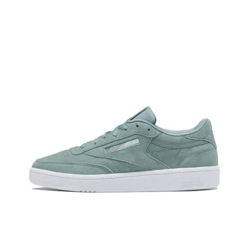 Reebok Club C Skateboard Shoes Women's Low-Top Moss Green