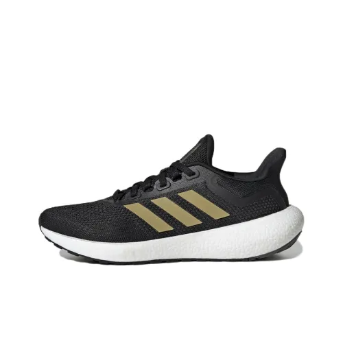 Adidas Pureboost 22 Running Shoes Women's Low-Top Black/Gold