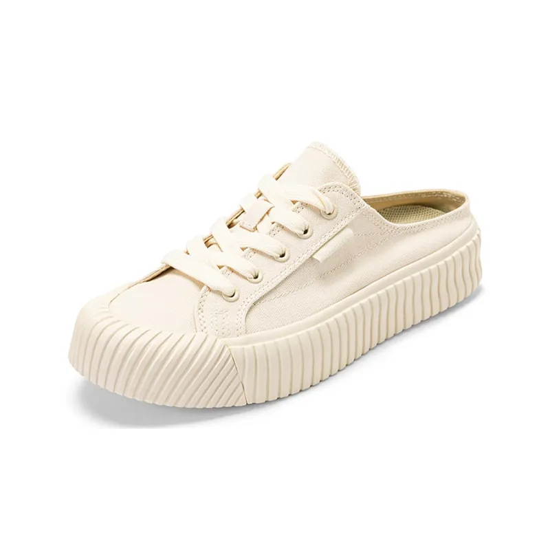 Kappa Low-Top Skateboard Shoes Unisex White-1