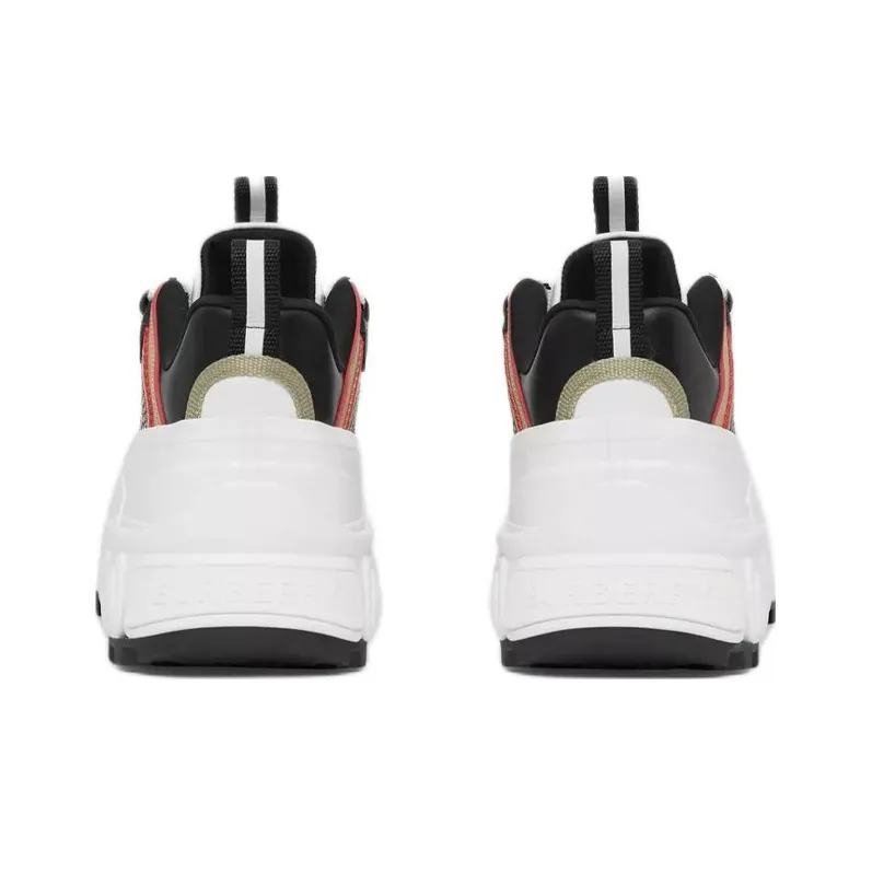 Burberry Arthur Low-Top Casual Shoes Men's White Brown-4