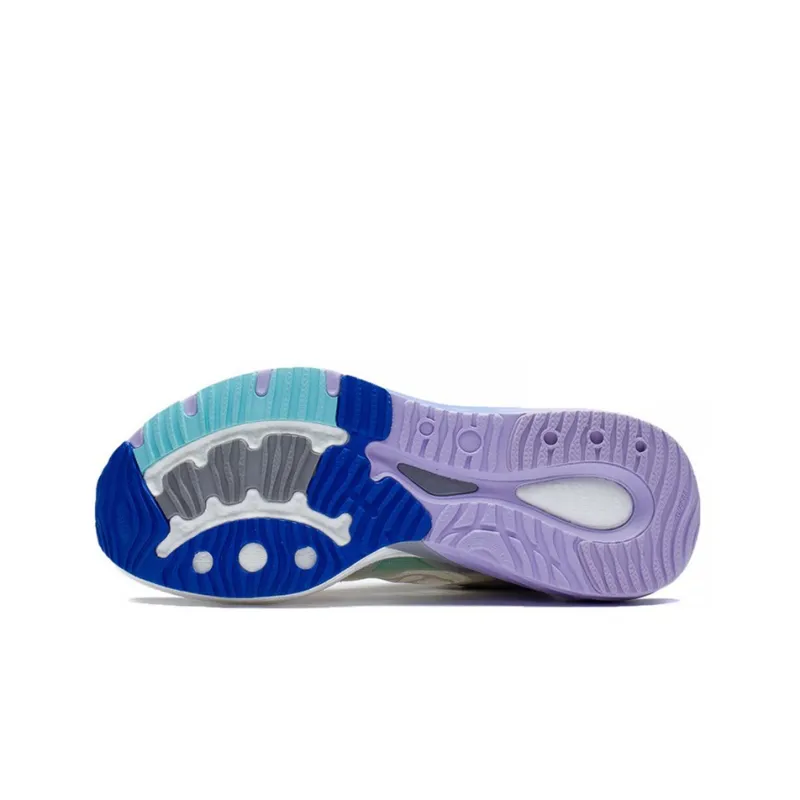 LiNing Furious Rider 6.0 Cushioning Anti-Slip And Wear-Resistant Low-Top Running Shoes Gray Blue Purple-4