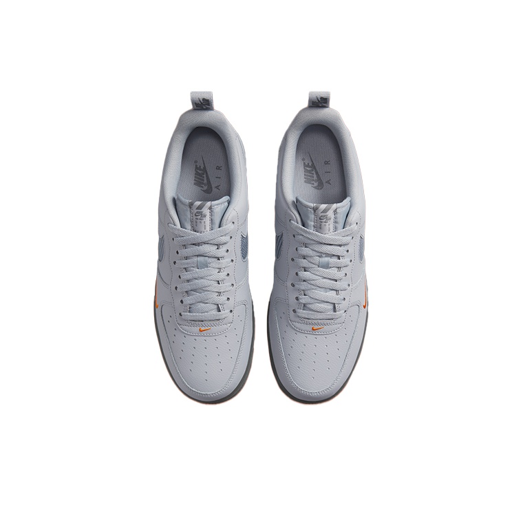 Nike Air Force 1 Low Wolf Grey Kumquat - POIZON