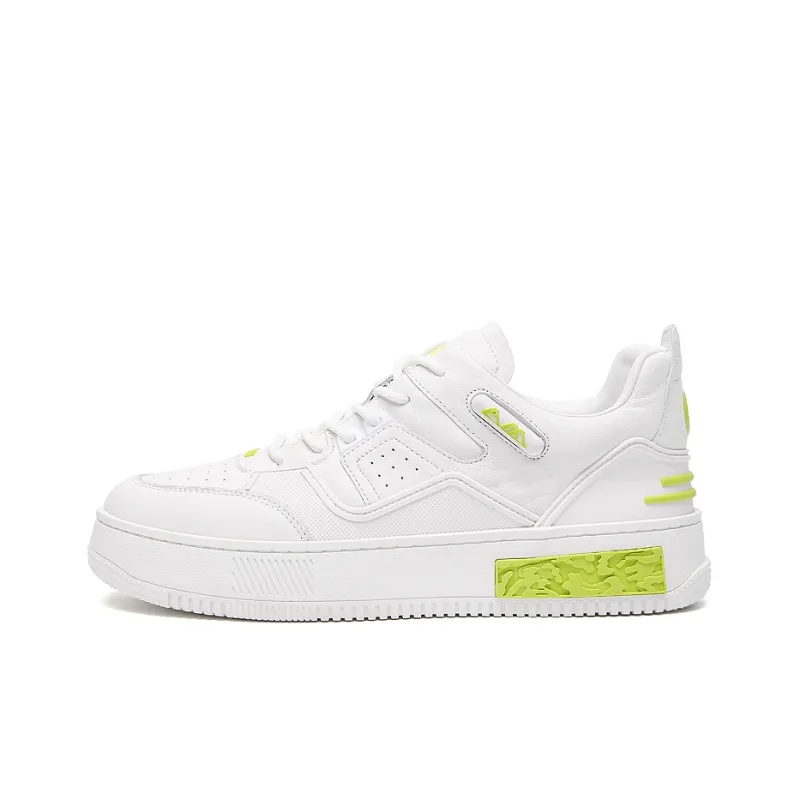 Anthony Miles Skateboard Shoes Men Low Top White-0