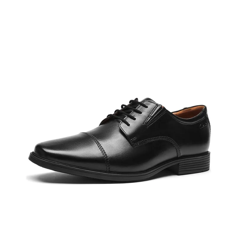 Clarks Dress Shoes Men Low Top Black-1