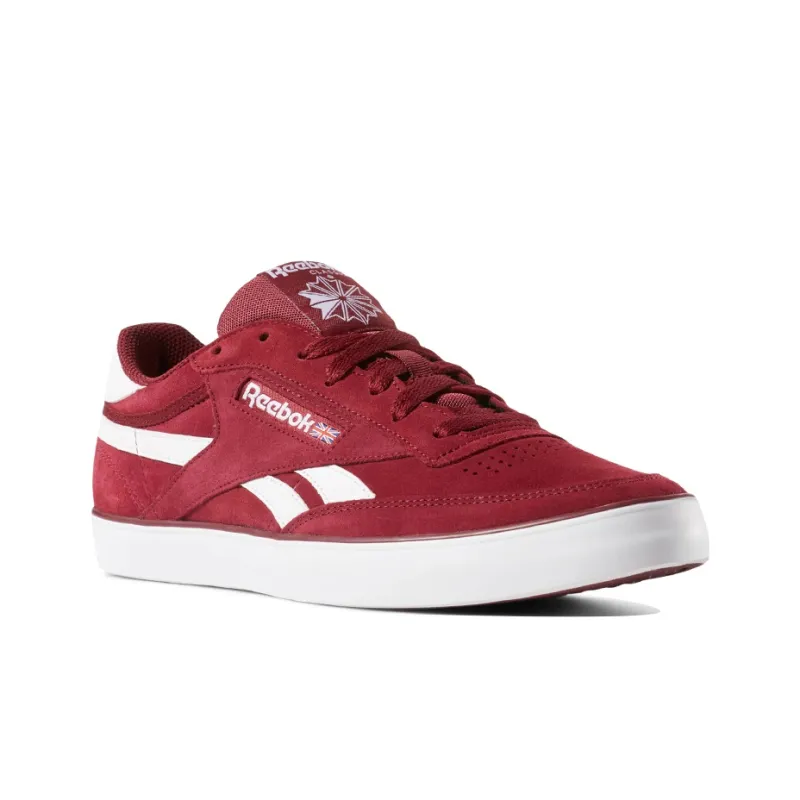 Reebok Revenge Plus Low-Top Skateboard Shoes Men's Burgundy-2
