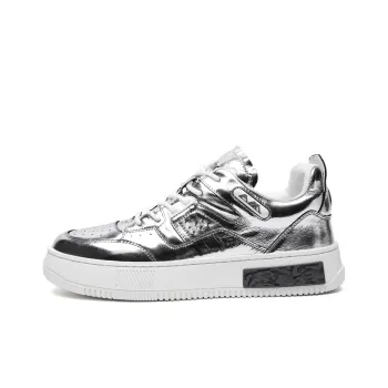 Anthony Miles Skateboard Shoes Men Low Top Silver