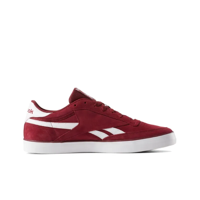 Reebok Revenge Plus Low-Top Skateboard Shoes Men's Burgundy-1