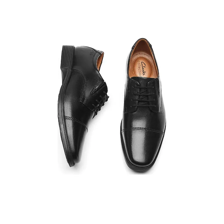 Clarks Dress Shoes Men Low Top Black-2