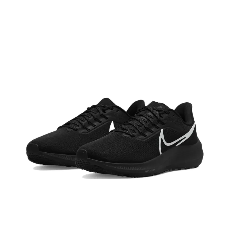 Nike Air Zoom Pegasus 39 Black Silver Metallic Women's-2
