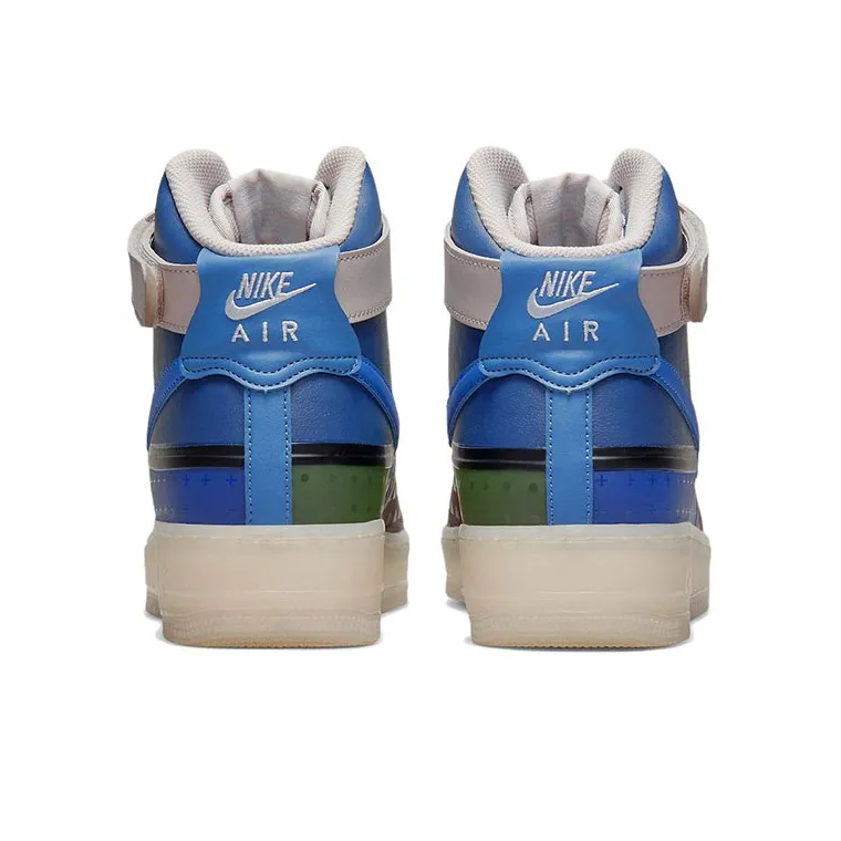 Nike Air Force 1 High '07 Premium Thunder Blue Pink Prime-4