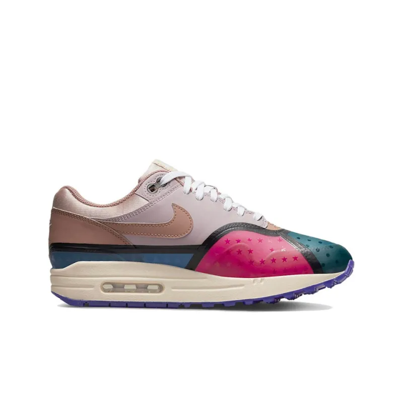 Nike Air Max 1 Premium Plum Fog Fossil Rose Women's-1