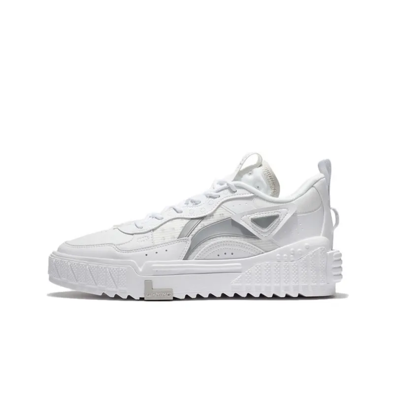 LiNing New Journey Low Top Skateboard Shoes Men's White-0