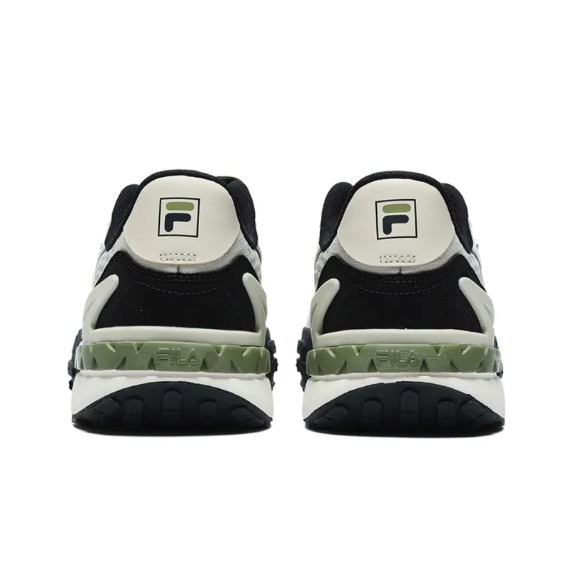FILA Rapidride Paloma Cushioning Anti-Slip And Wear-Resistant Low-Top Casual Shoes Men's Milk White-3