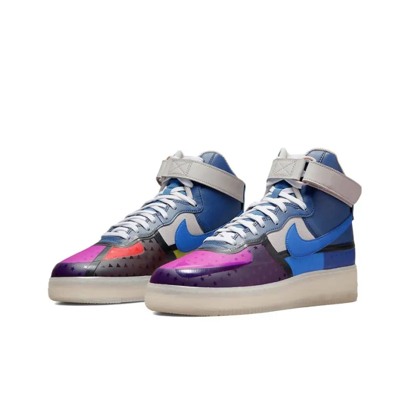Nike Air Force 1 High '07 Premium Thunder Blue Pink Prime-2