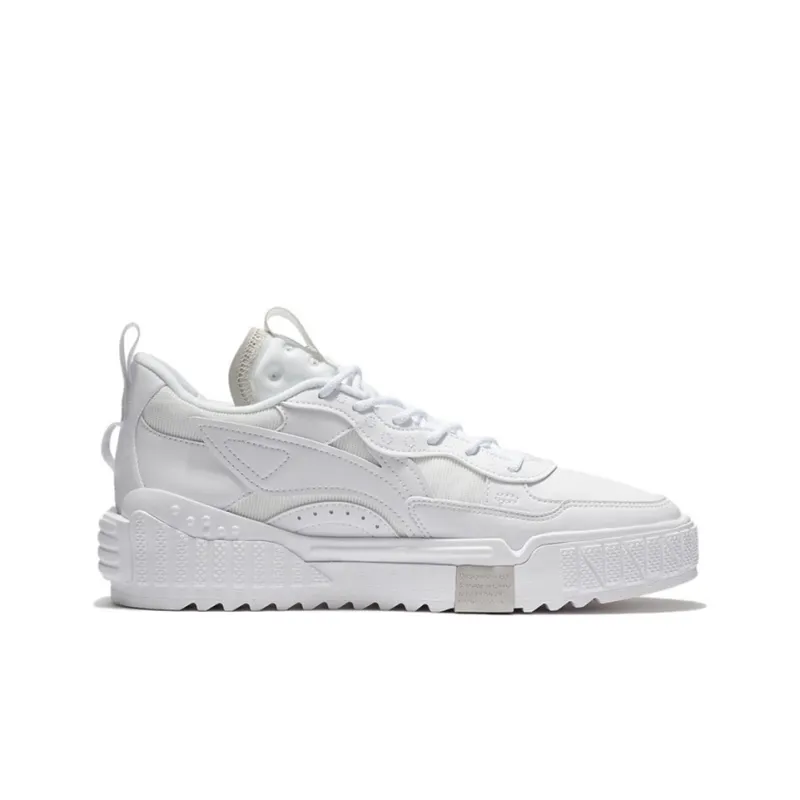 LiNing New Journey Low Top Skateboard Shoes Men's White-1