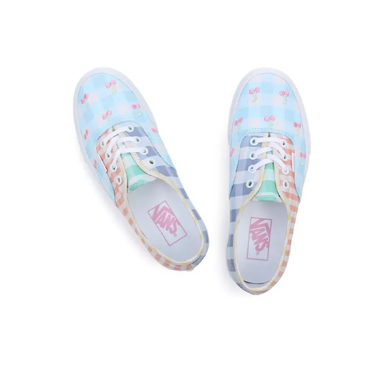 Vans Authentic Gingham Block 'Blue Pink Yellow'-3