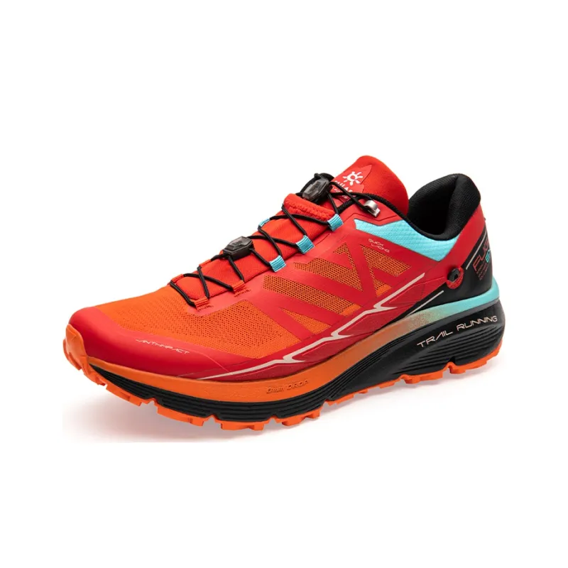 KAILAS FUGA Running Shoes Men Low Top Fire Orange Red/Flame Red-1