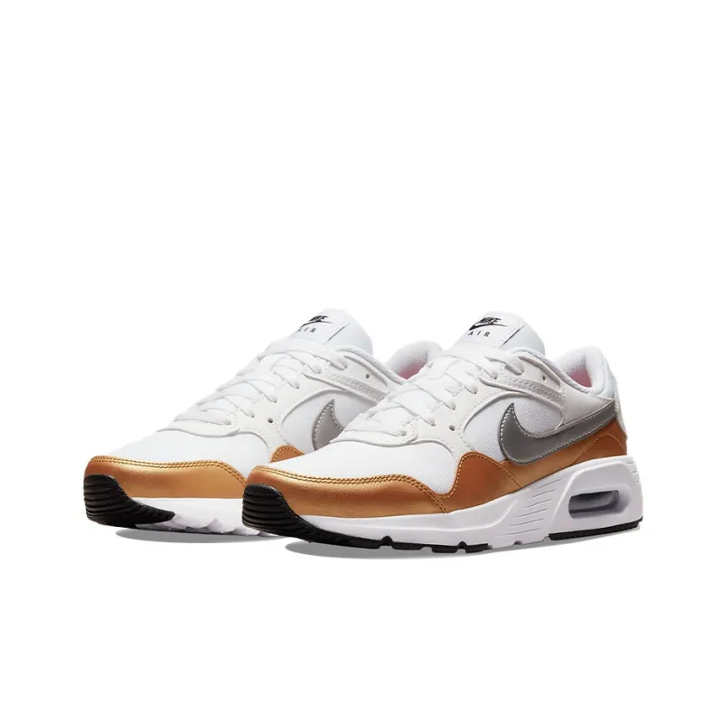 Nike Air Max Sc White Metallic Gold Black Metallic Silver Women's-2