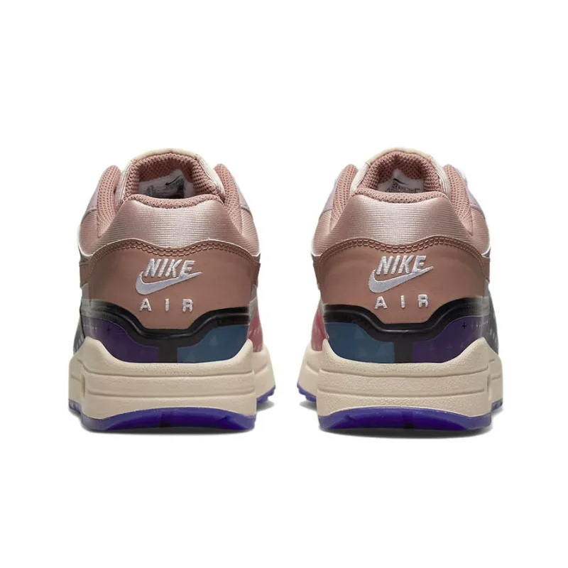 Nike Air Max 1 Premium Plum Fog Fossil Rose Women's-4