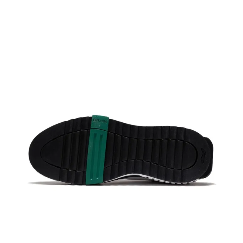 LiNing New Journey Low Top Skateboard Shoes Men's White Green-3