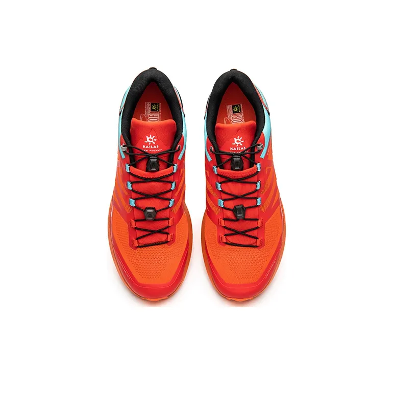 KAILAS FUGA Running Shoes Men Low Top Fire Orange Red/Flame Red-3