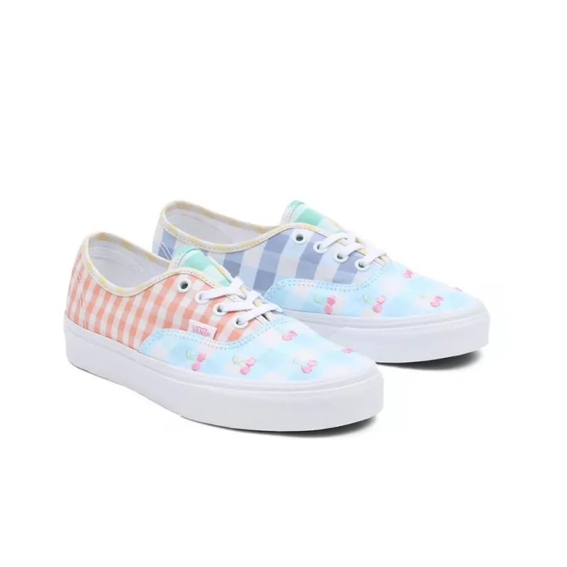 Vans Authentic Gingham Block 'Blue Pink Yellow'-2