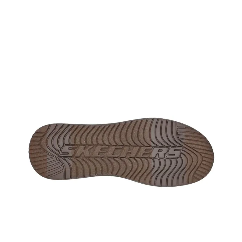Skechers Proven Laggy Cushioning Anti-Slip And Wear-Resistant Low-Top Casual Shoes Men's Brown-4